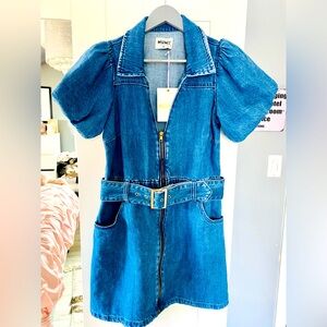 Brand new Show me your MUMU denim dress from Revolve